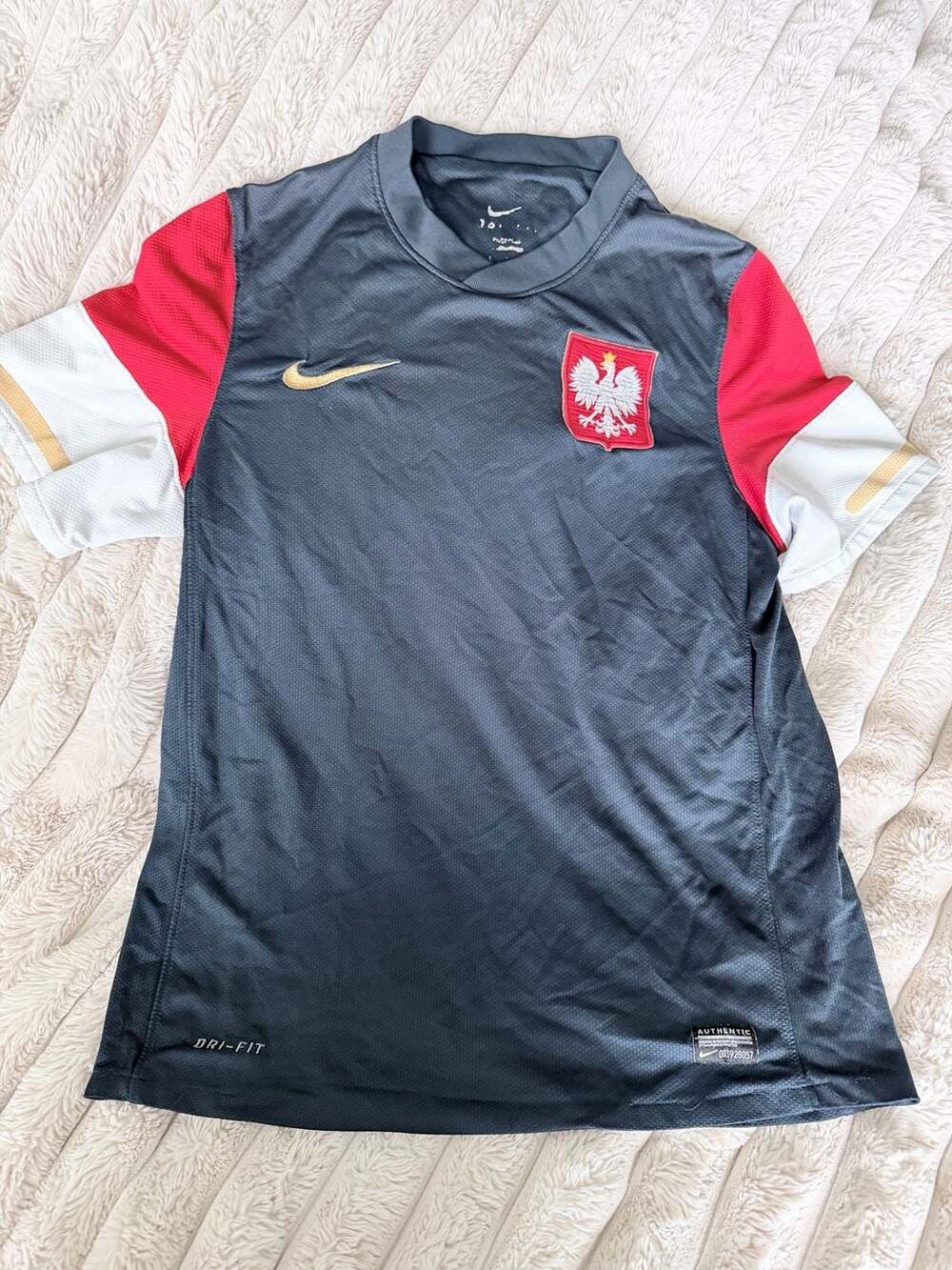Nike Poland National Team Dri-Fit Training Soccer Jersey Size S